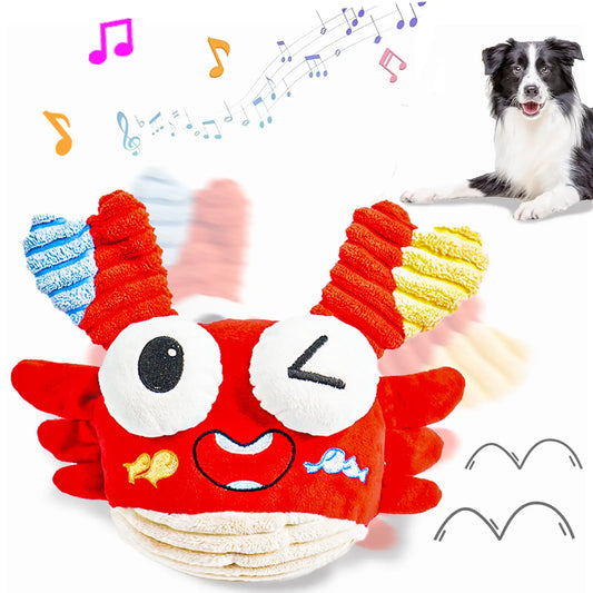 Durable Plush Chew Toys for Large Dogs and All Pet Sizes with Soft Sound Mechanism - Mrwj