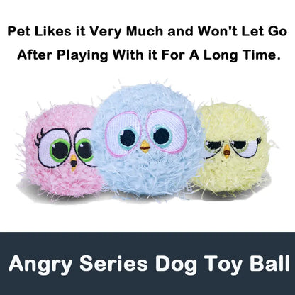 Durable Squeaky Dog Ball - Anxiety Relief, Dental Cleaning, Interactive Chew Toy for Aggressive Chewers - Suitable for Large, Medium, Small Dogs and Puppies - Waterproof for Outdoor Use