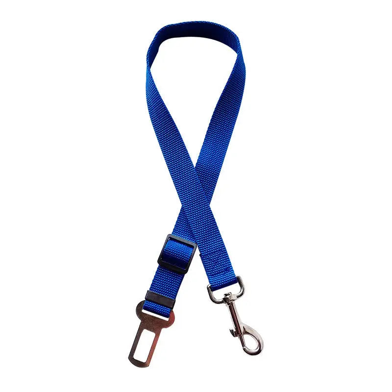 Adjustable Pet Car Seat Belt for Dogs and Cats - Safe Vehicle Harness Lead Clip, Traction Collar, and Accessories